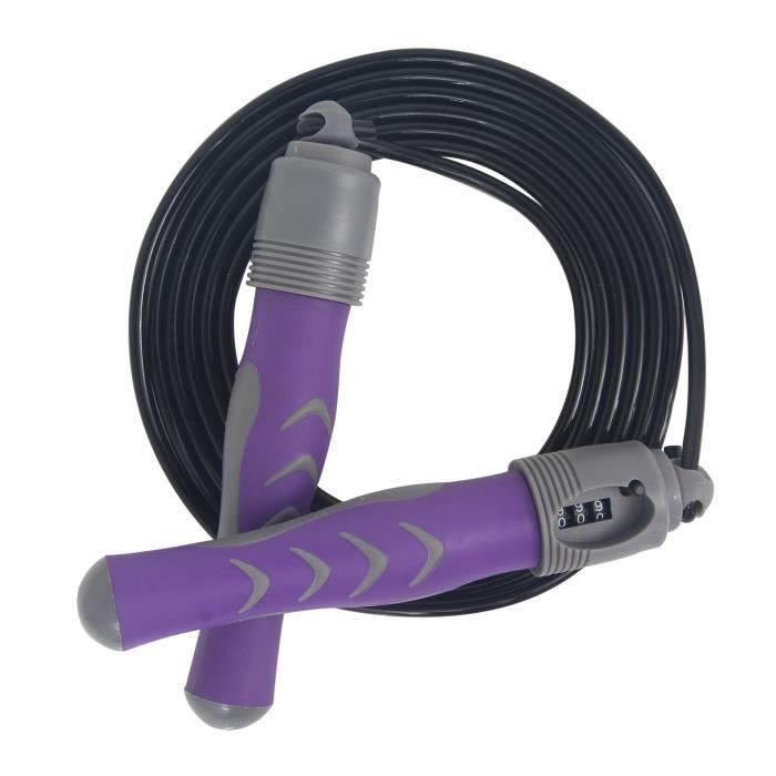 ISE Corde à Sauter réglable avec Le Compteur de Tours Jump Cordes à Sauter SY-JP1033PP