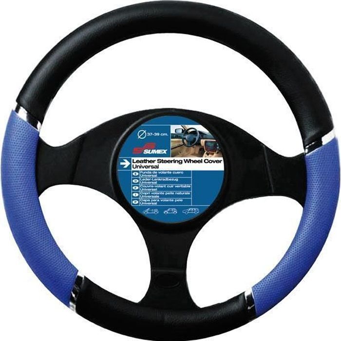 Couvre Volant - 37-39cm - Speed - Bleu et Noir