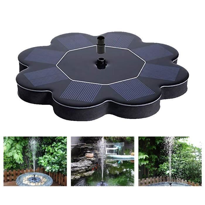 Pompe solaire intelligente de fontaine pour le bain d'oiseau, fontaine actionnée solaire de bain d'oiseau de 1.5W, énergie solaire d