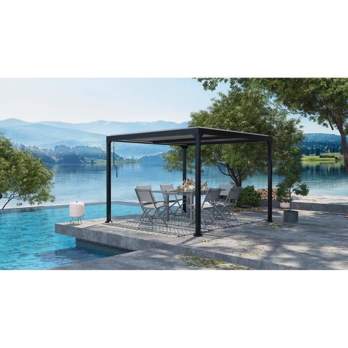 MILOS - Pergola bioclimatique 3x3 m