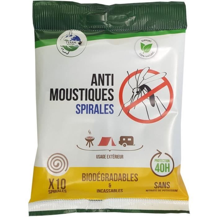Spirales biodégradables - x10 - Anti-moustiques