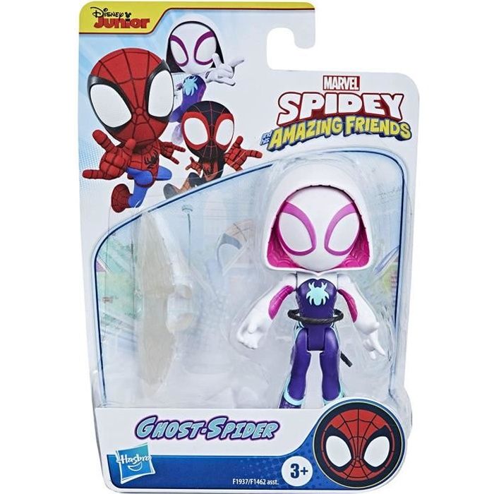 Spider-Man Spidey and His Amazing Friends - F1937 - Figurine articulée 10cm - Ghost-Spider