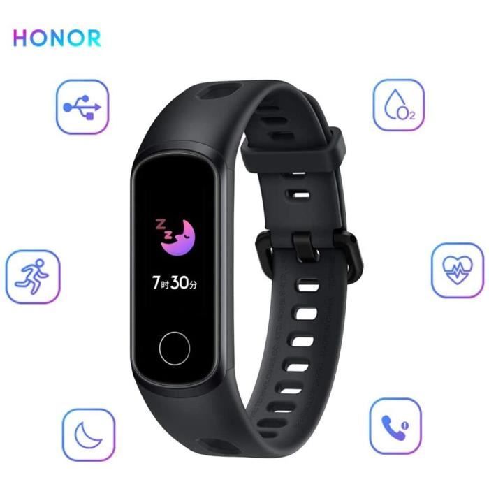 HONOR Band 5i Montres Connectée Activity Tracker 0.96- Écran AMOLED couleur - Noir