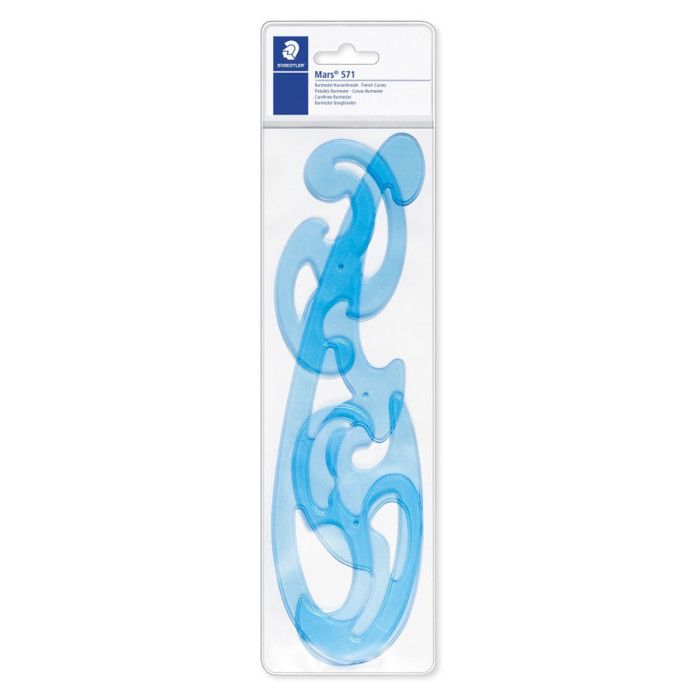 Règle à courbe Bleu STAEDTLER 3 formes