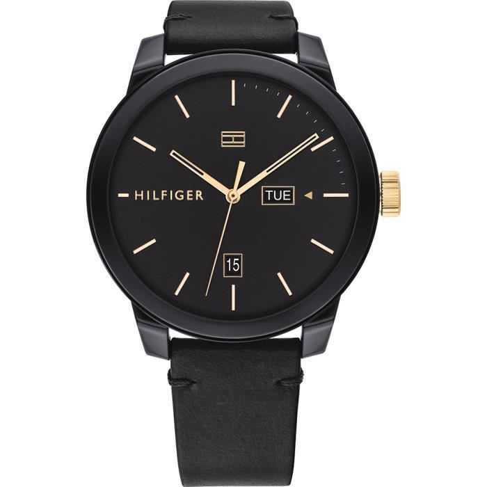 Tommy Hilfiger-Montre Analogique pour Hommes à movement Quartz en Cuir - 1791747
