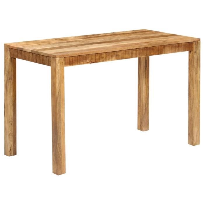 Table de salle à manger Bois de manguier massif 120x60x76 cm - Brun - Meubles/Tables/Tables de salle à manger - de cuisine - Brun -
