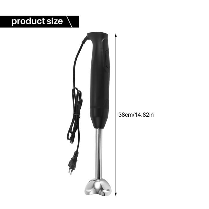 Mixeur Plongeant Électrique Rechargeable - Avec Accessoires Pour Fouetter, Hacher, Mixer - 23W, Batterie 800mAh - Idéal Pour Sauces Et Préparations