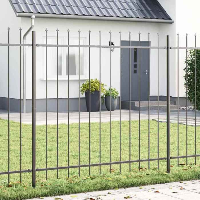 Vidaxl Clôture de jardin WOERDEN 1 7 x 1 5 m Acier revêtu de poudre 42003872 - vue 2