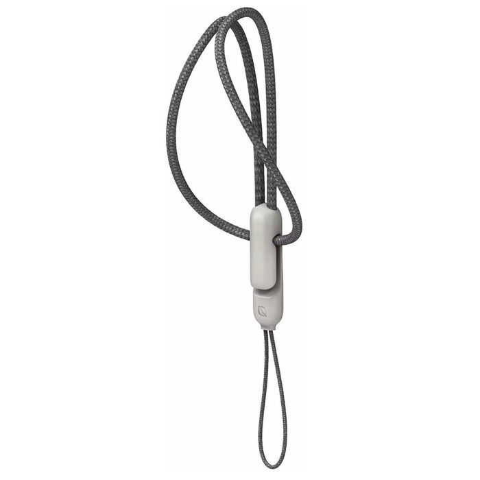 Lanière de sécurité pour AirPods - INCASE - Gris clair - Tissu tressé résistant - Boucle ajustée