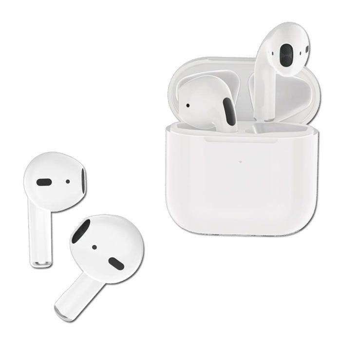 Casque Bluetooth Intra-Auriculaire - 2GO - TWS Mini - Blanc - Connexion Automatique
