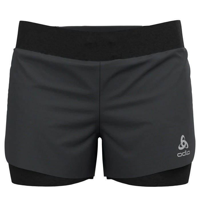 Short de Running - ODLO - 32256115000L - 2-en-1 - Femme - Respirant - Noir Short de Running - ODLO - 32256115000L - 2-en-1 - Femme - Respirant - Noir
