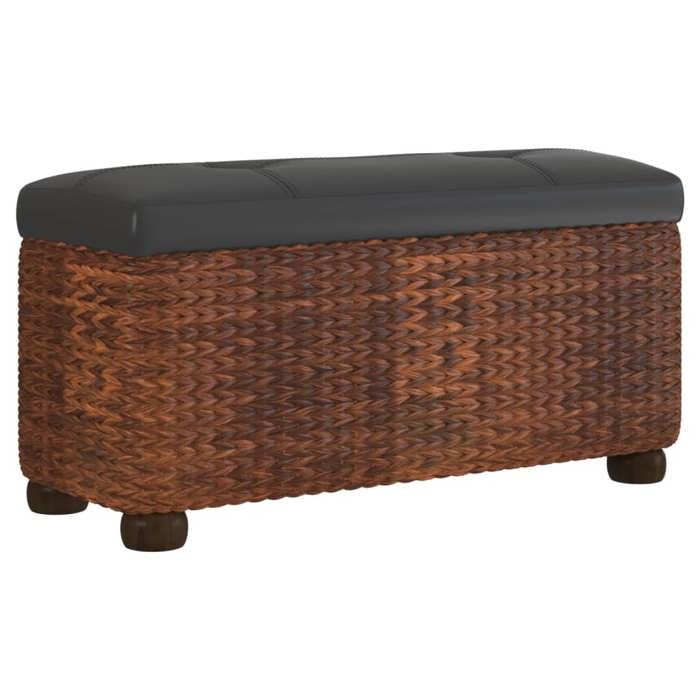 SALE dhiver Bancs de rangement - SOLOMON - Meuble de couloir - lot de 2 et coussin marron 69 cm - quenouille bb240