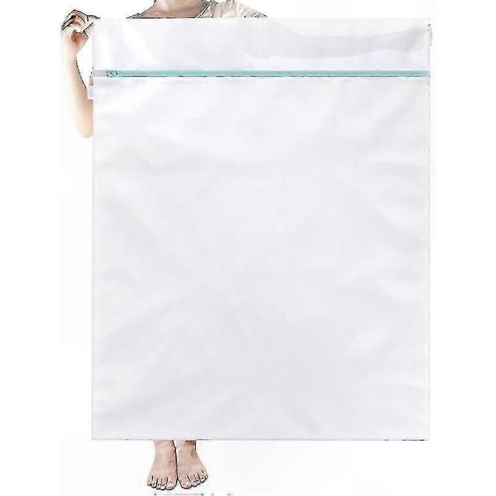 Sac à linge XXL (90 x 110 cm) maille fine résistante pour machine à laver