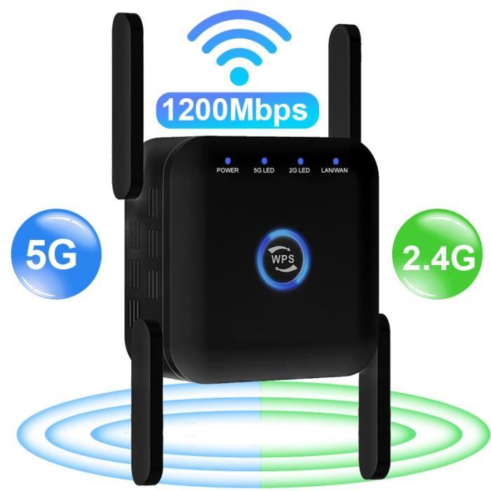 Répéteur WiFi 6 Mesh, Amplificateur WiFi AX1800, WiFi Extender, WiFi