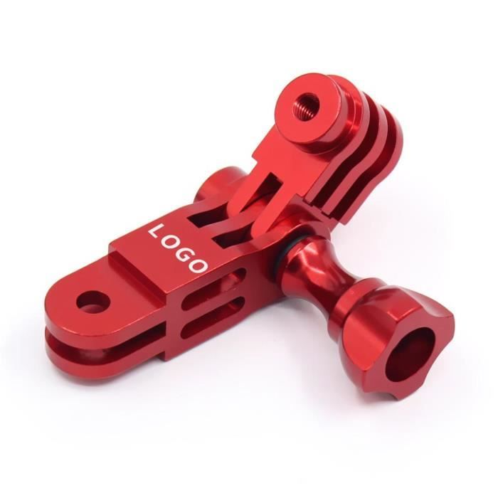 Kit Bras Pivotant 3 Voies Pour GoPro - 16 Pièces Avec Vis - Adaptateur Pour Casque, Guidon, Trépied - AMACOAM