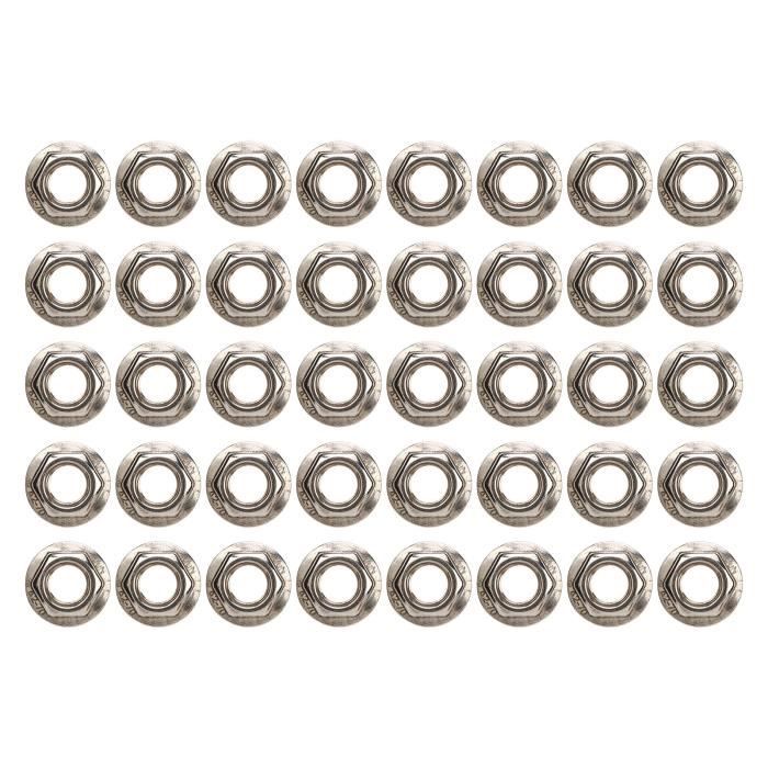 GDOOL Lot de 8 écrous de verrouillage M4 en nylon dentelé auto-serrant en aluminium pour véhicules de voiture télécommandés Axial HPI TLR ECX (orange GDOOL Lot de 8 écrous de verrouillage M4 en nylon dentelé auto-serrant en aluminium pour véhicules de voiture télécommandés Axial HPI TLR ECX (orange