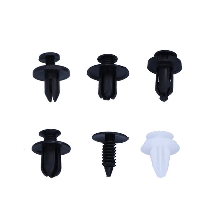 Akozon rivet de goupille de carrosserie de voiture 100 pièces attaches
