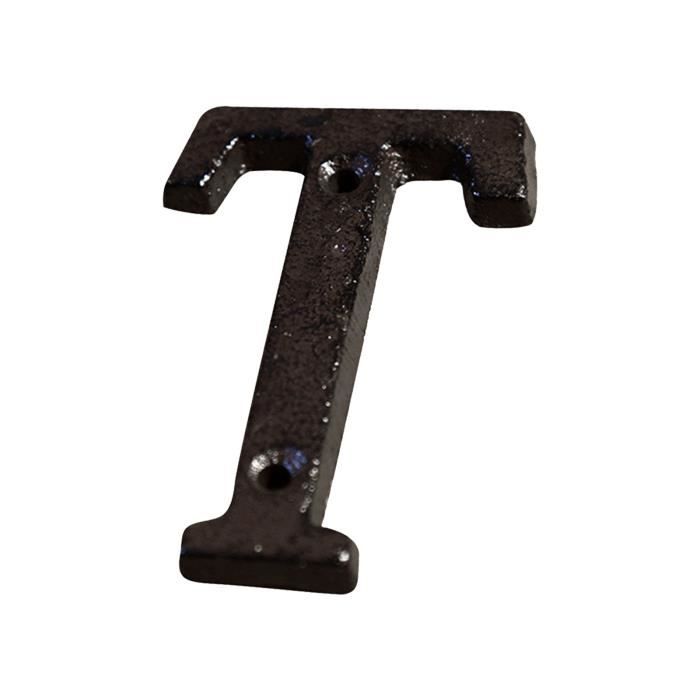 Lettre de numéro de fer en alliage créatif Lettre de maison de bricolage créatif c42714