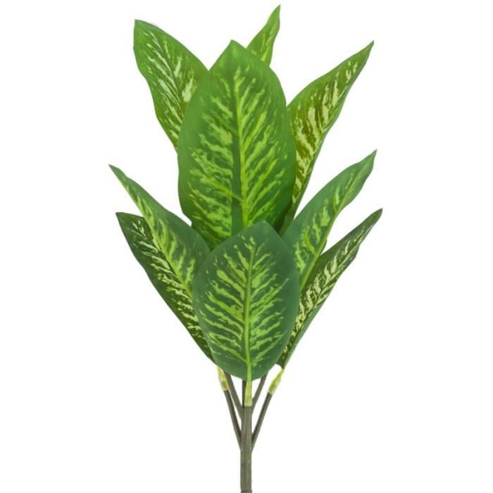 Feuillage artificiel Dieffen en piquet - plante d'intérieur - H.70cm panaché-E4