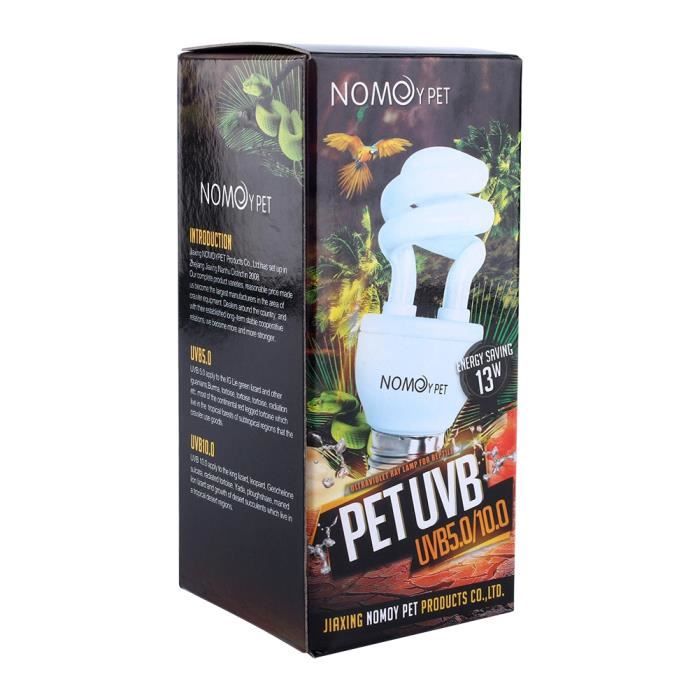 AMPOULE - LED Lampe à économie dénergie UV de serpent de tortue de léconomie dénergie 13W UVB 5.0 E27 HG