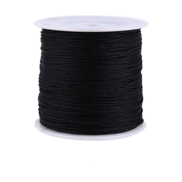 10 Rouleaux Fil Nylon Coloré 0,8 Mm – Pour Bracelets, Bijoux DIY, Macramé – Multicolore - 8