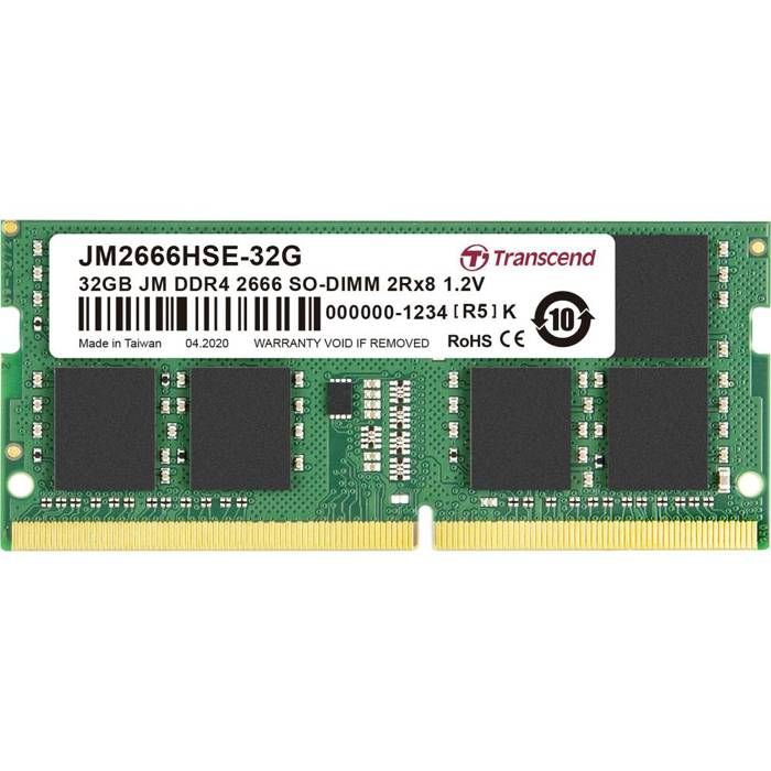 Transcend JetRam JM2666HSE 16G module de mémoire 1 x 8 Go DDR4 2666 MHz Neuf - vue 10