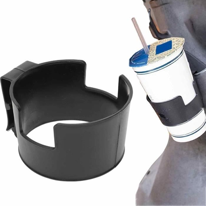Lot De 2 Porte-Gobelets Voiture En Cuir PU - Support Boisson Réglable Pour Café Et Bouteilles