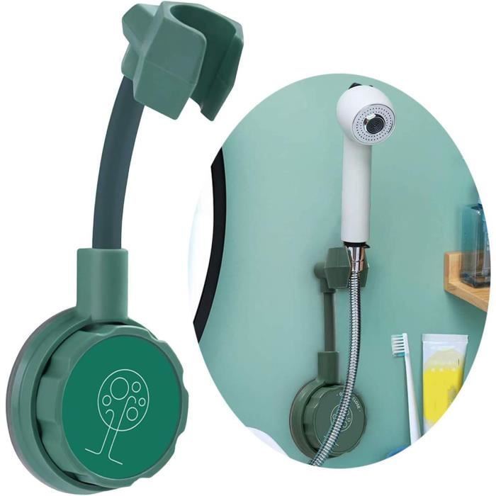 Support Douchette Ventouse Réglable - Sans Perçage Pour Pommeau De Douche