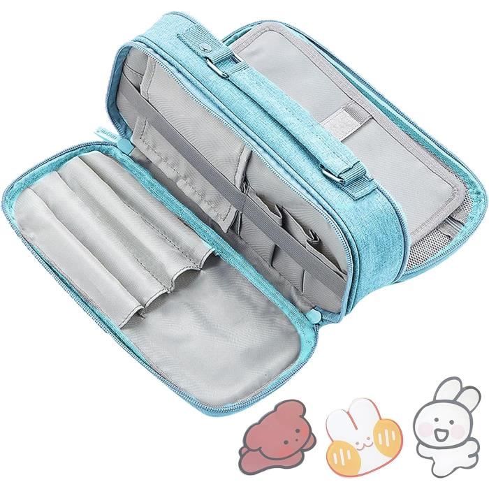 Trousse à Stylo,Sac à Crayons Grande Capacité Pour Fille,étui D'école