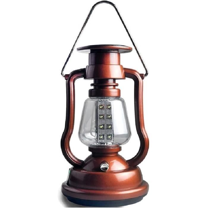Petite Lanterne Tempête Bleue – Lampe à Pétrole Traditionnelle, Taille Moyenne