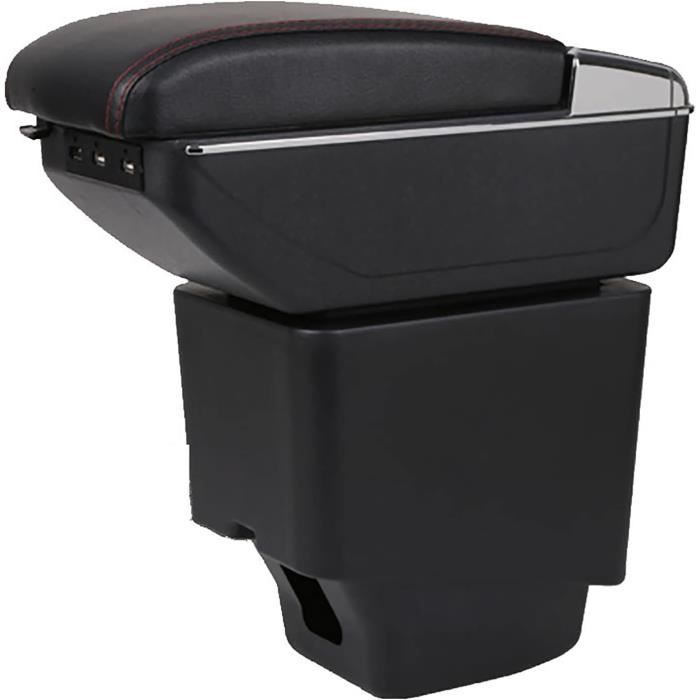 Boîte De Rangement Pour Accoudoir Peugeot 308 (2016-2019) - Plastique ABS - Installation Simple Sans Outil - Pour Téléphone, Clés, Mouchoirs - 5