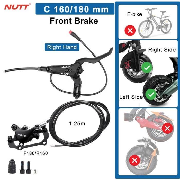 Ensemble freins à disque hydrauliques pour électrique