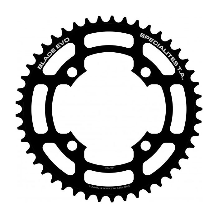X AUTOHAUX Cache Chaîne Vélo 42 Dents – 4 Trous – 10,4 Cm – Protection Anti-rayures – Vis Incluses – Noir