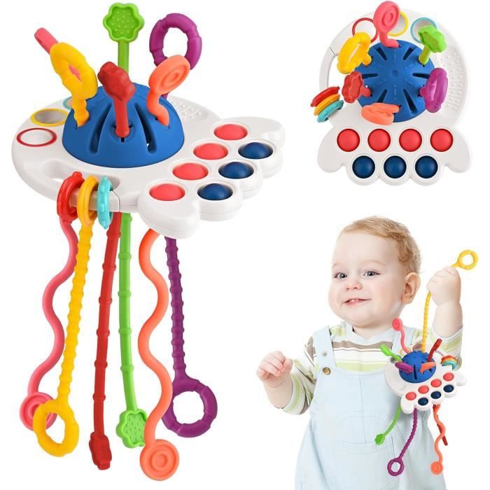 Jouet eveil bebe 3 6 9 12 mois, Jouet bebe 1 an jeux montessori bebe eveil  0-6 mois Jouets d'activité et de développement jeux bebe - Cdiscount Jeux -  Jouets