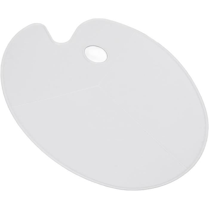 Palette Peinture Porcelaine En Forme De Rose - MEEDEN - Pour Aquarelle, Acrylique, Huile