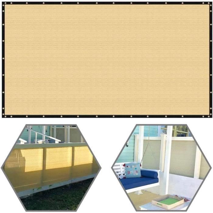 Brise Vue Balcon Mod. Mur, 5 M Résistant Aux UV Et Aux Intempéries