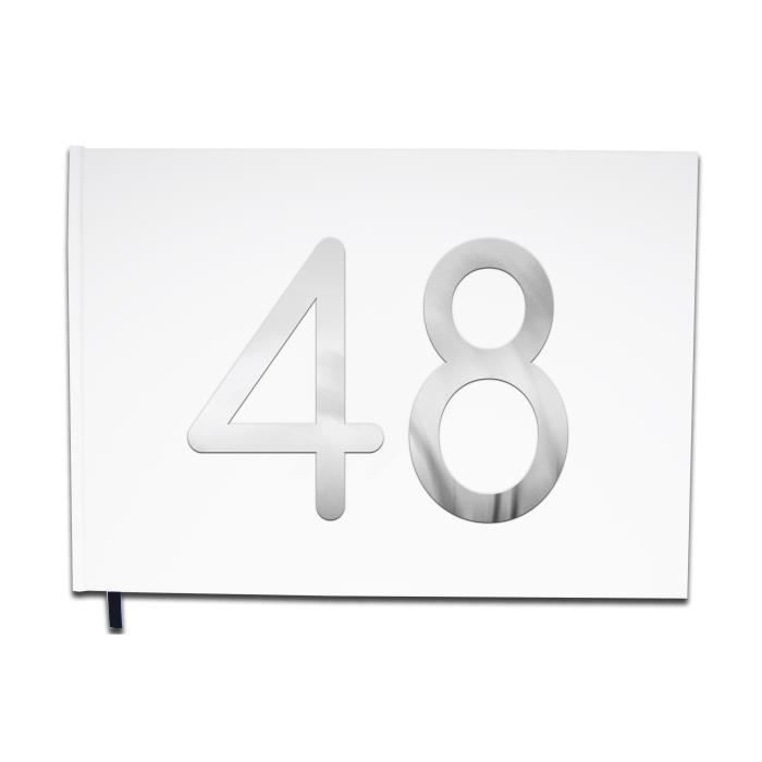 Livre D Or 48 Ans Anniversaire Mariage Retraite Lettres Chromees 100 Pages Qualite Premium Uttscheid Couleur Blanc Cdiscount Beaux Arts Et Loisirs Creatifs