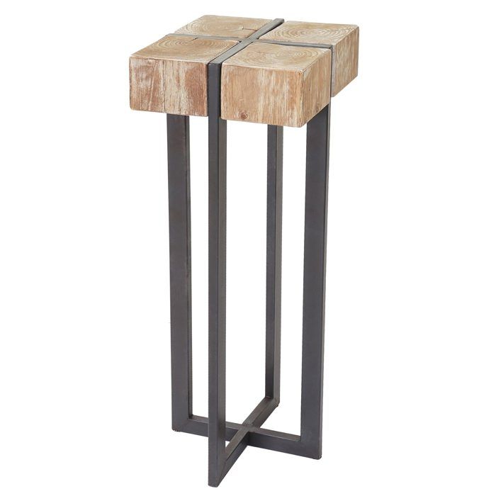 MCW Porte-plante MCW-A15 sapin massif rustique 100x32x32cm