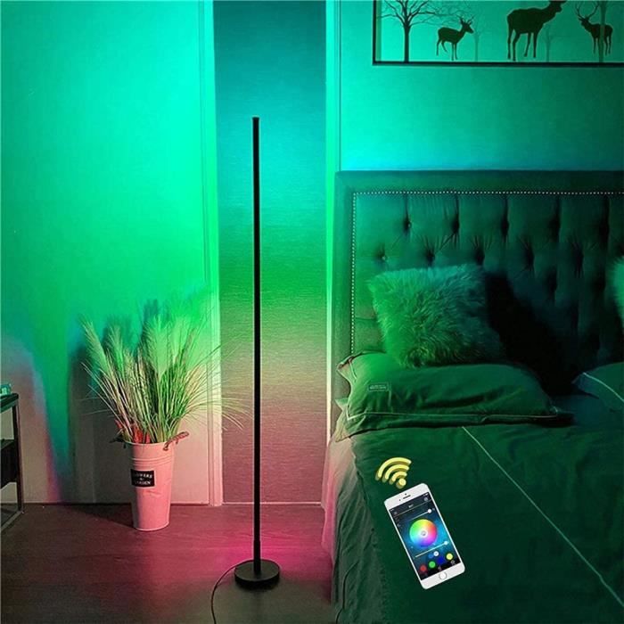 Lampadaire sur Pied Salon RGB Lampadaires Led Sur Pied 3 Tempratures