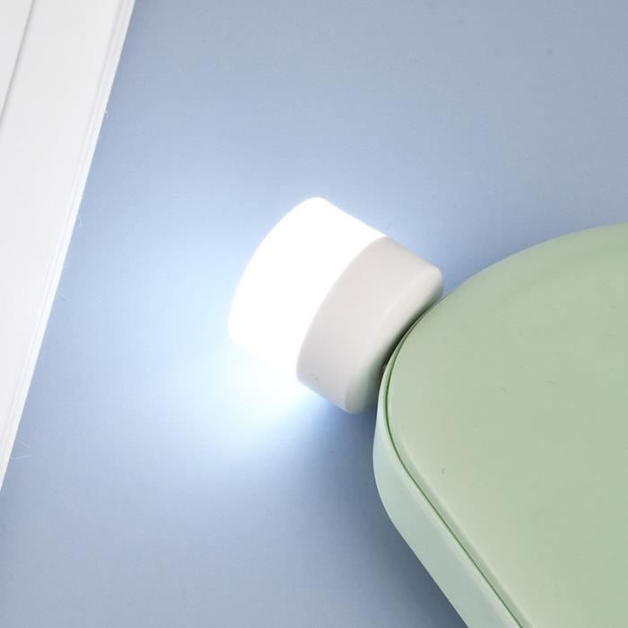 Lampe LED Nocturne USB - Point De Lumière Blanc Pour Enfants Ou Chambre - Neuf