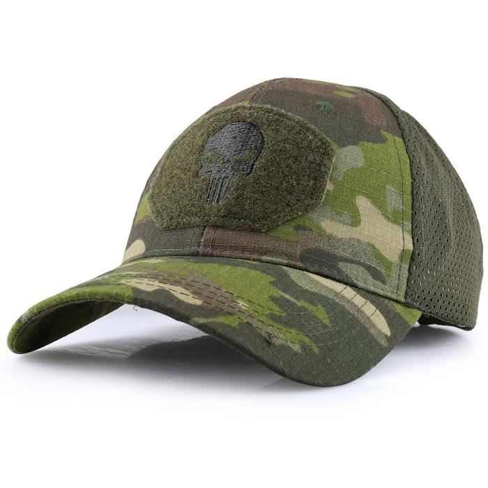 Casquette De Baseball Camouflage Militaire - Taille Unique, Neuf Avec étiquettes, Style Pêche/combat