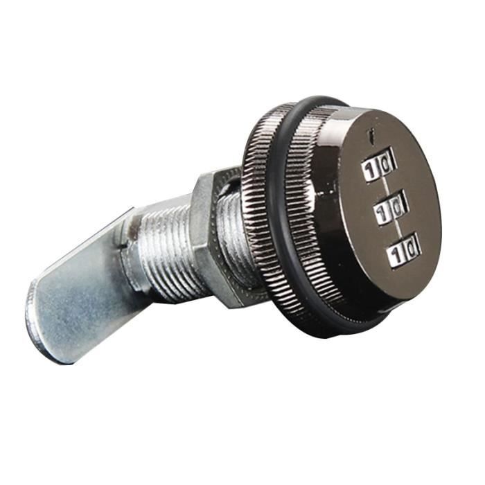 Serrure à combinaison à 3 chiffres Serrure à combinaison cadenas à 3
