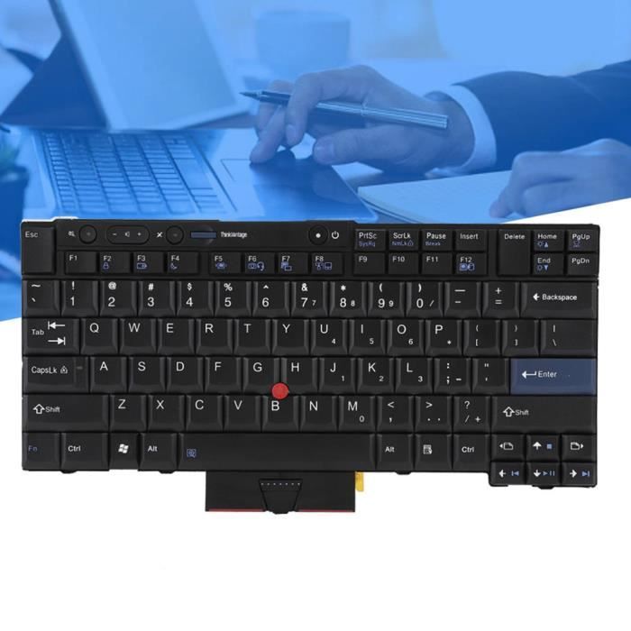 Cikonielf clavier d'ordinateur portable pour Lenovo IBM Pour Lenovo IBM T410 / T410S / T400S / T520 / T420 / X220 / T510 / W510