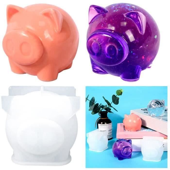 Acheter Pots de fleurs en gypse d'éléphant, moule en résine de Silicone