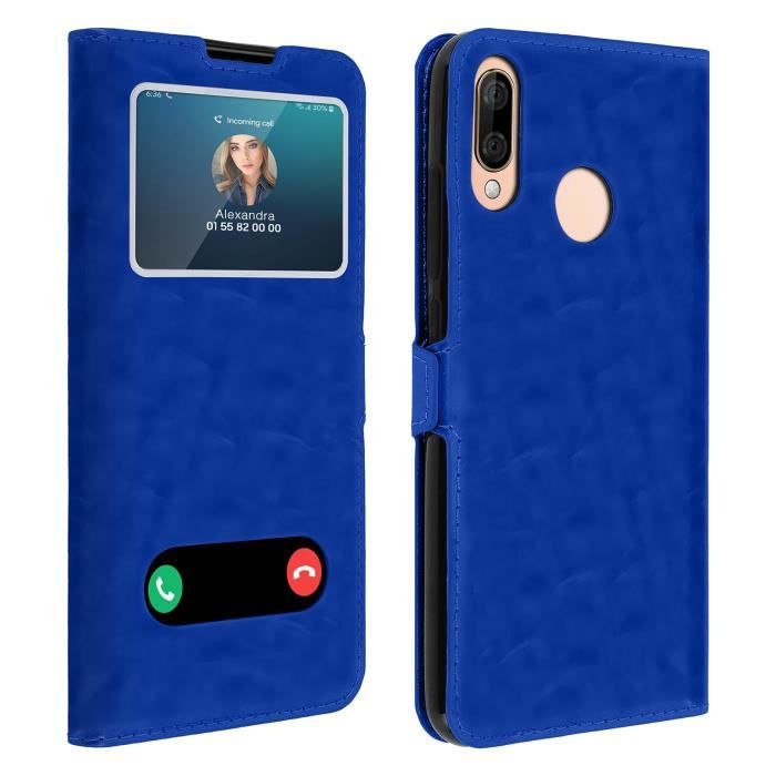 Housse Etui Coque Pochette Portefeuille Pour Wiko View 3 Lite + Film Ecran - Rouge à Prix