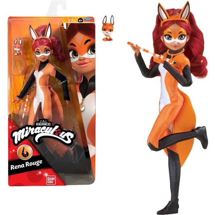 Miraculous Ladybug - Poupée mannequin 26 cm Rena orange - BANDAI -  Cdiscount Jeux - Jouets