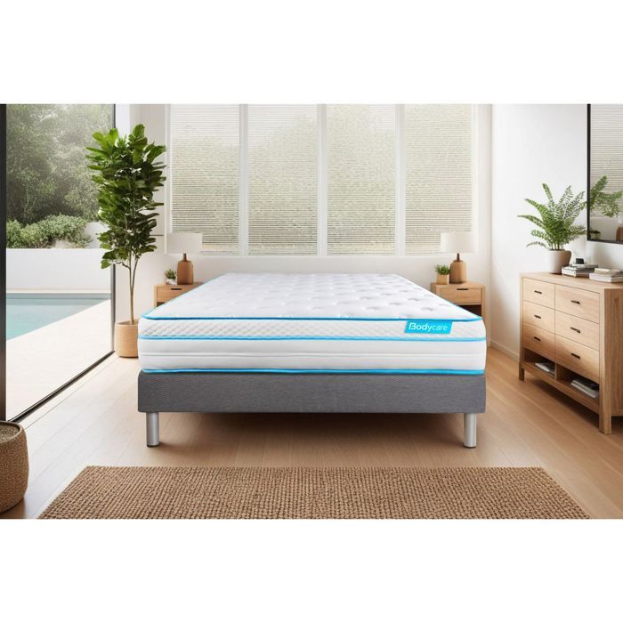 Matelas BodyMax micro ressorts ensachés et mémoire de forme 140x200 Matelas BodyMax micro ressorts ensachés et mémoire de forme 140x200