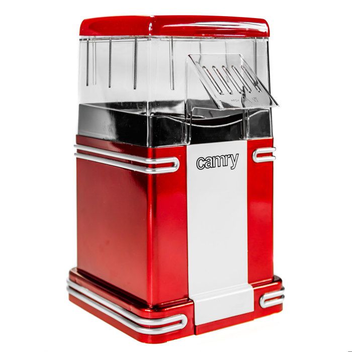YASHE Machine à pop-corn rétro, 1200 W Machine à pop-corn à air chaud