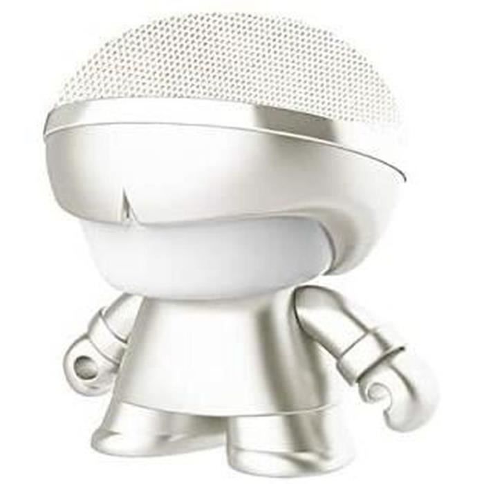 Enceinte Bluetooth Mini Xoopar Boy Métal Rouge - 3W, Lumière LED, 4h Autonomie, Design Jouet - 6