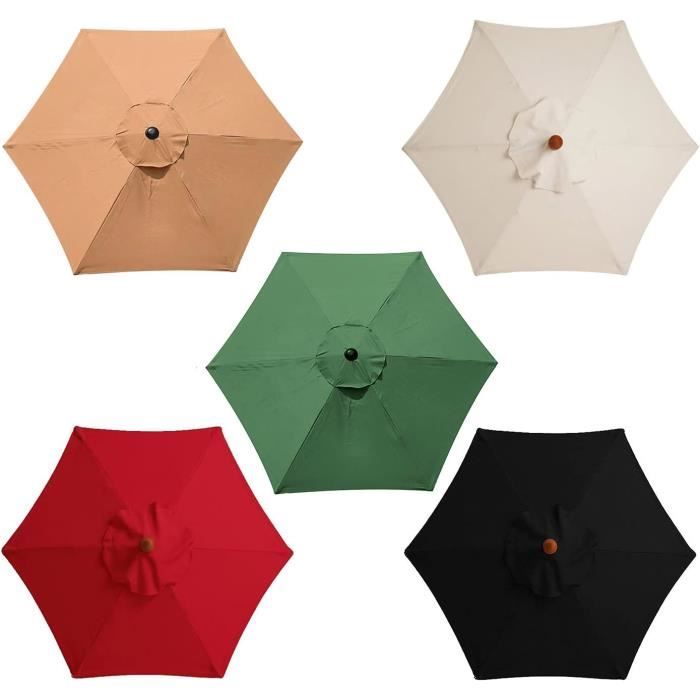Toile De Remplacement Pour Auvent De Lit De Jardin Rond 214 Cm - Imperméable, Anti-UV, Avec Attaches Velcro - 2